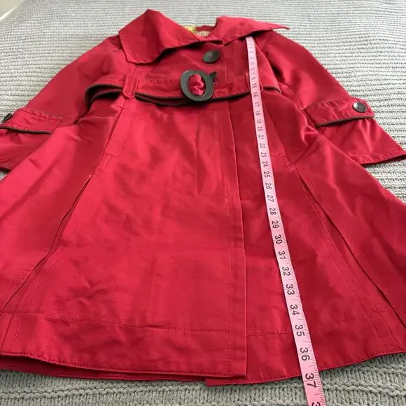 Soia & Kyo Trench Coat Women’s Size Small Winter Fall City Career Office Read - Picture 4 of 13